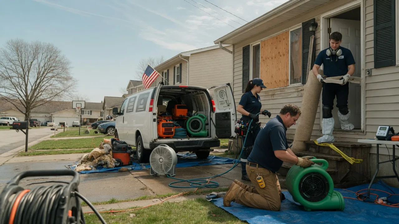 Water Damage Restoration in Lamar, PA near me